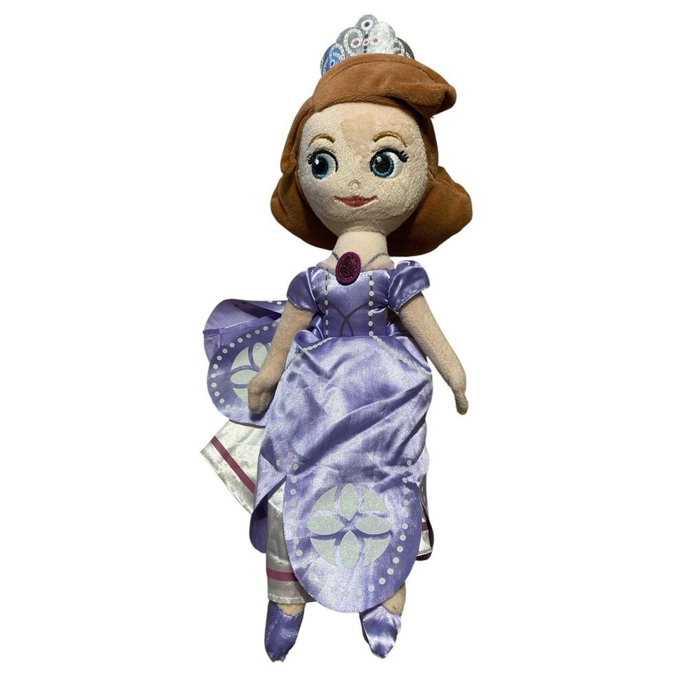 Disney Sofia Plush Doll 15” Sofia the First Once Upon a Princess Stuffed Dolly